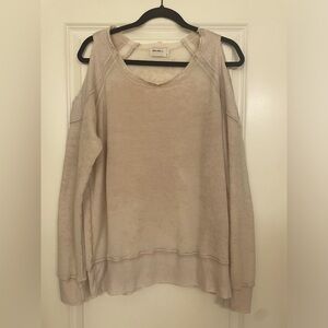 Allen Allen cold shoulder sweatshirt